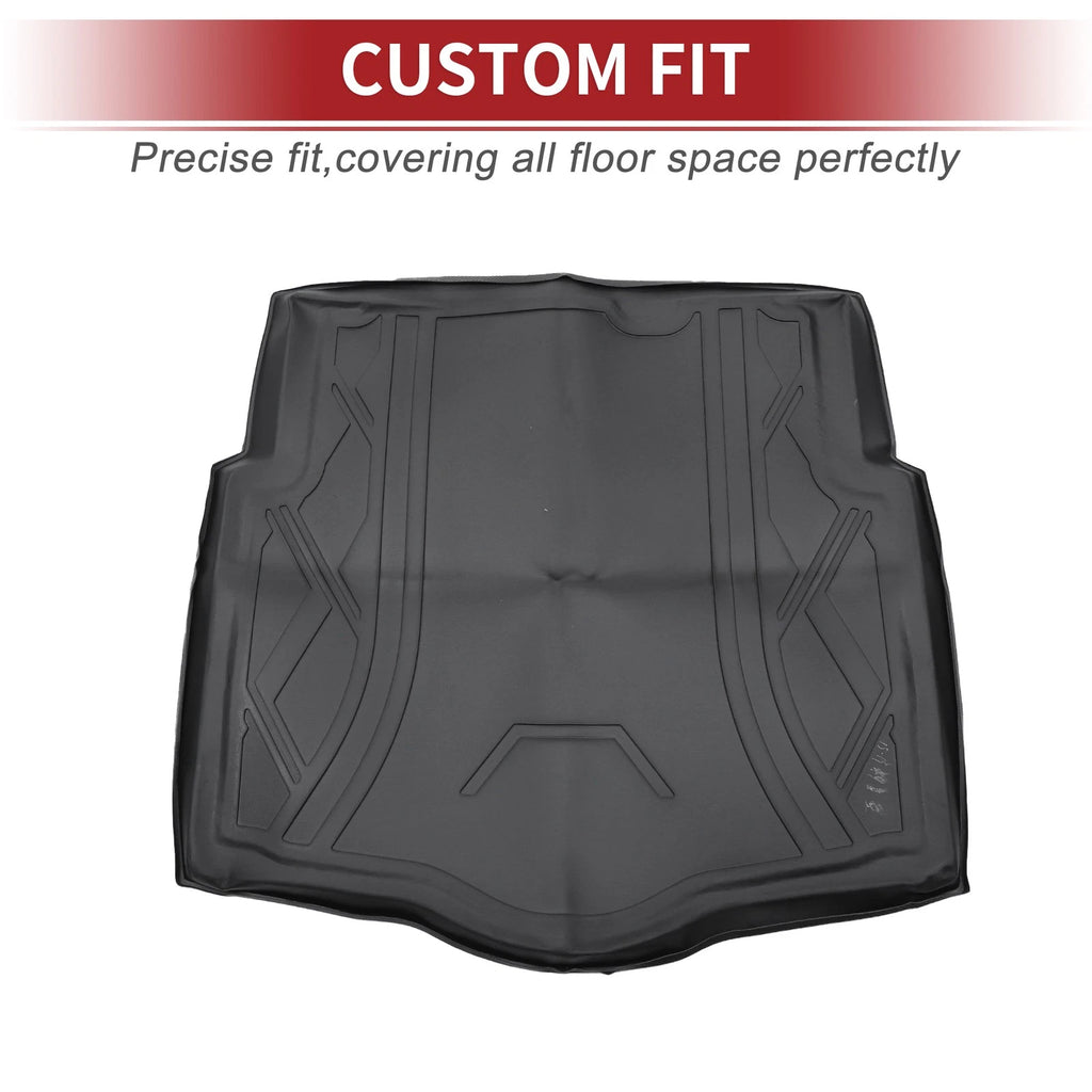 Cargo Liner Rear Trunk Mat for Chevrolet Cruze Sedan (2016–2019) Diamond Pattern