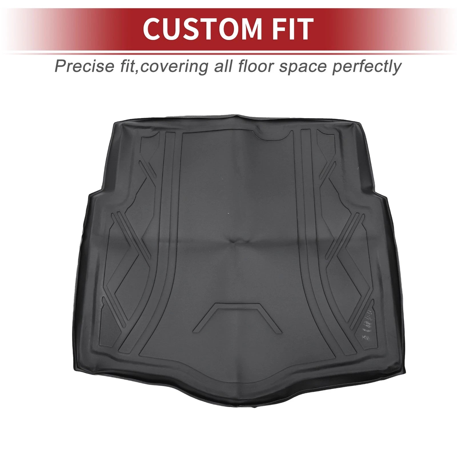 Cargo Liner Rear Trunk Mat for Chevrolet Cruze Sedan (2016–2019) Diamond Pattern