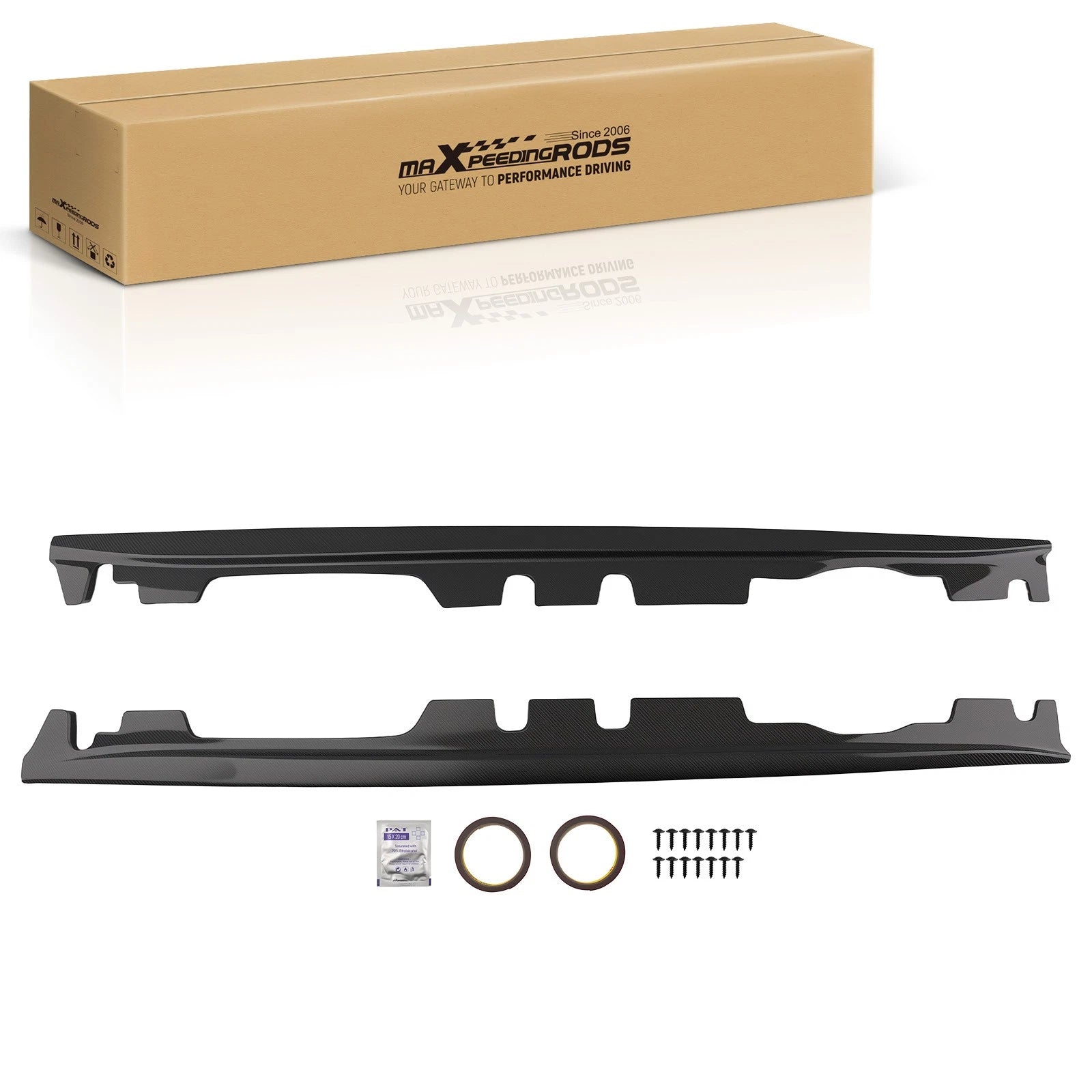 2X Side Skirt Extension Panel Kit for BMW E92 E93 M3 (2008–2013)