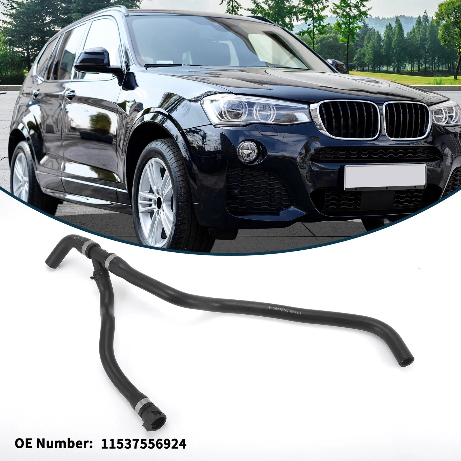Radiator Hose No. 11537556924 for BMW X3 (2007–2010) Cooling Tube