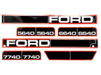 Cap Sticker Set for Ford 5640 6640 7740 Tractors