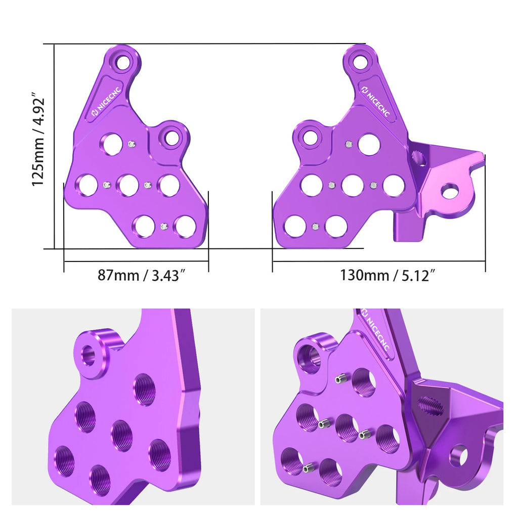 Foot Peg Rests Support Brace Bracket for Surron Light Bee X S L1E (2019–2023)