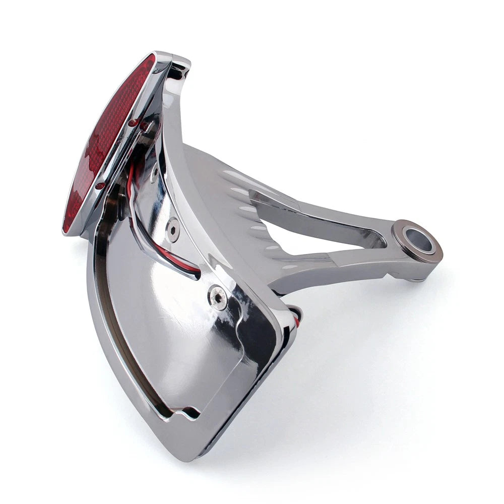 Chrome Billet License Plate Bracket for Harley (LED)