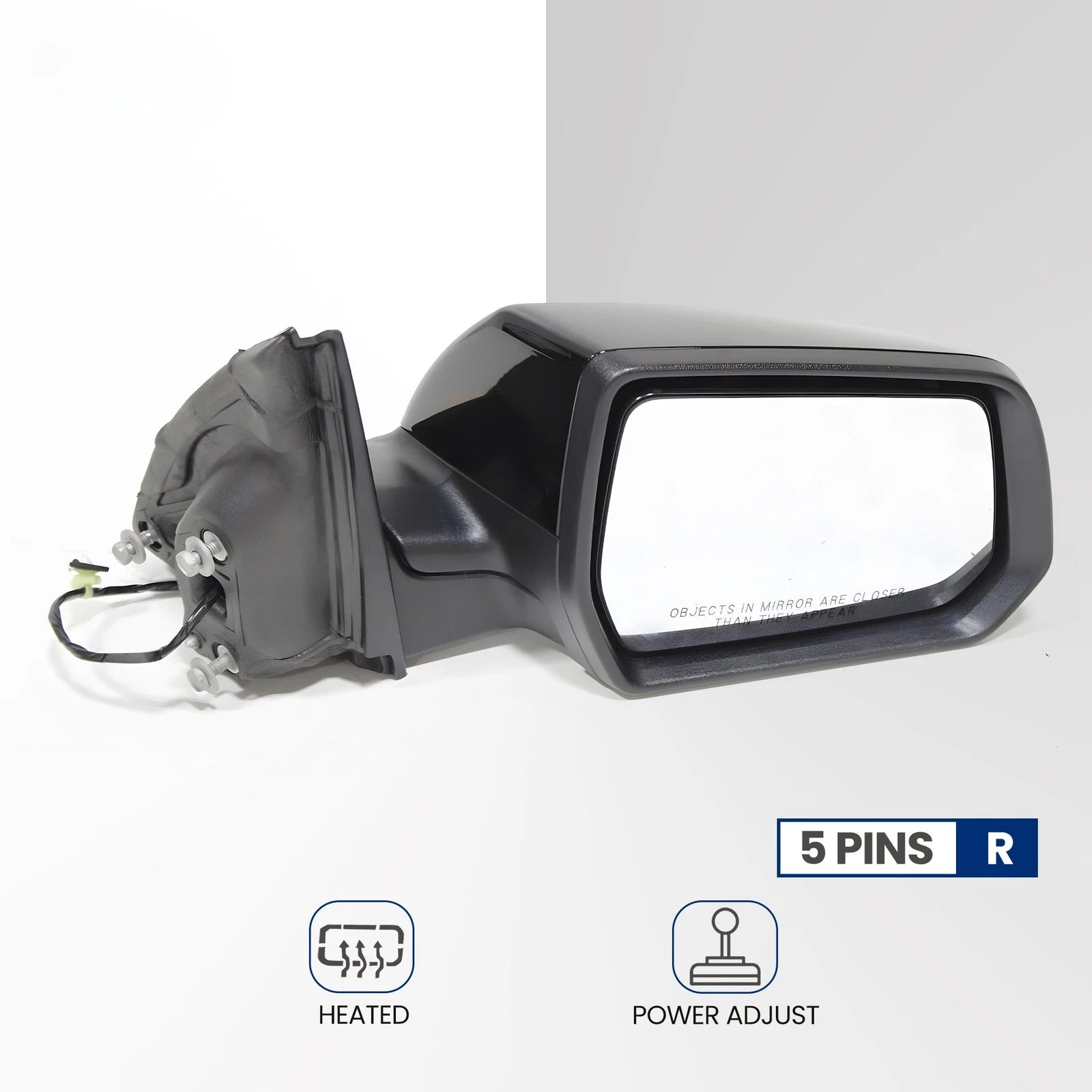 Heated Side Mirror for Chevy Traverse (2020–2021) Right Passenger 5Pin