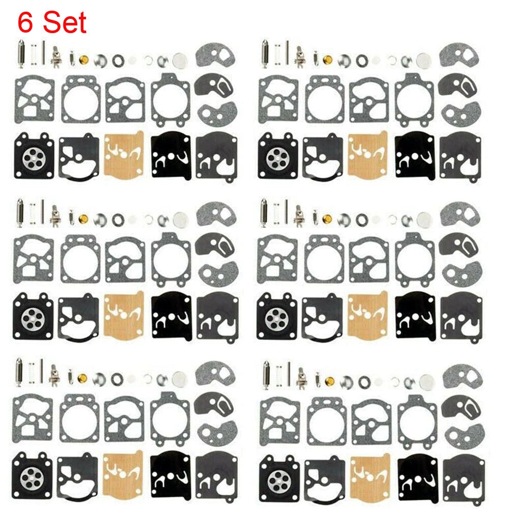 6X Carburetor Diaphragm Gasket Kit for Walbro WA WT K10-WAT