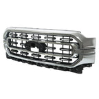 Front Bumper Grille for Ford F150 XLT (2021–2022) Chrome Trim