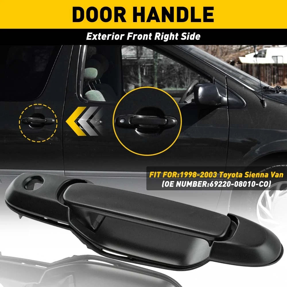 Front Right Exterior Door Handle for Toyota Sienna (1998–2003)