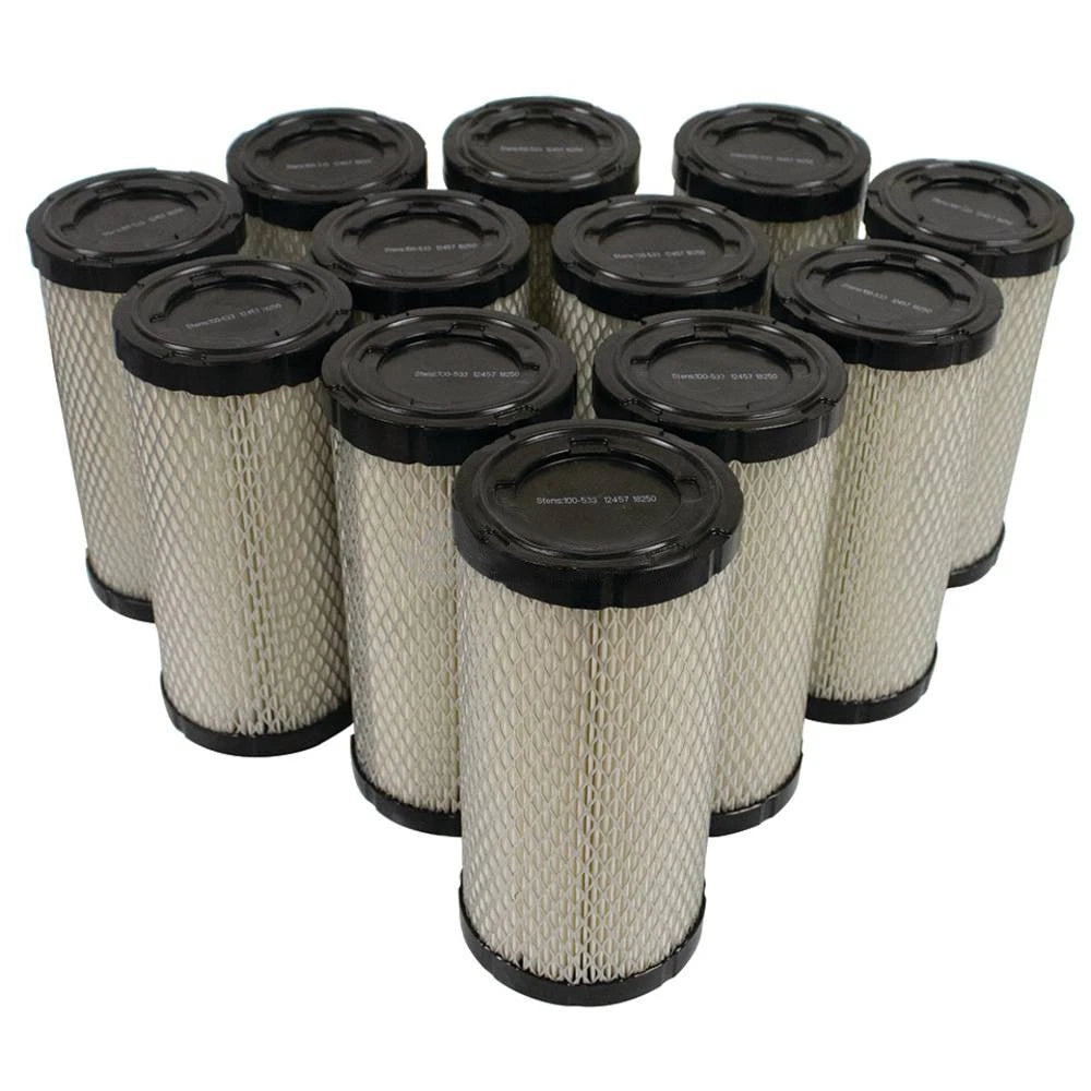 12 Air Filters for Ariens Zero Turn Mowers (21512500, 21548200)