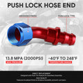 AN12 45 Degree Swivel Oil/Fuel Line Hose End Fitting for Universal