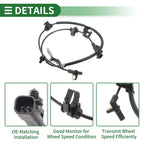 ABS Wheel Speed Sensor for Dodge Journey Left Rear (2009-2023)
