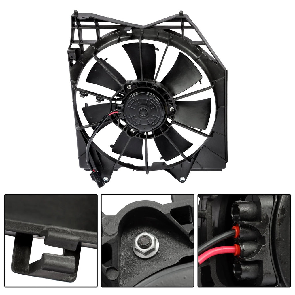Radiator & AC Condenser Cooling Fan Assy for Honda Accord Acura TLX (2016–2020)