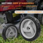 Set of 2 Lawn Mower Wheels for Craftsman (583719501, 194231X427, 917376080)