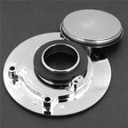 Chrome Keyless Gas Cap for Kawasaki ZX-10R, ZX-9R, ZX-6RR (2004–2023)