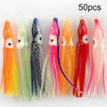 Glow in the Dark Soft Bait Fishing Lure for Octopus (50/100)