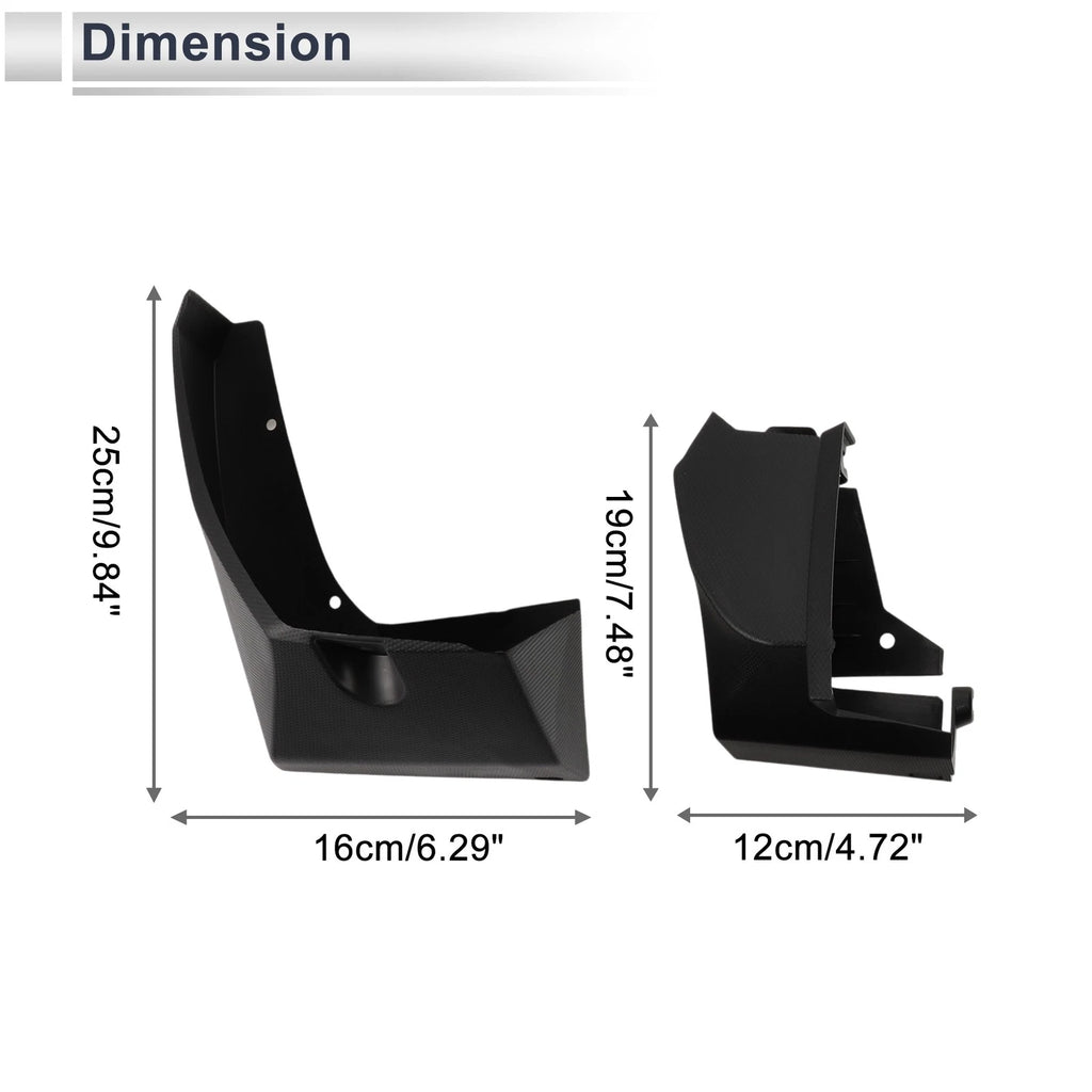 Set of 2 Mud Flaps Splash Guards for Subaru Ascent (2019–2023)