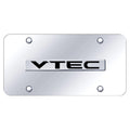 Chrome Name on Chrome License Plate -Officially Licensed for Honda VTEC Vehicles
