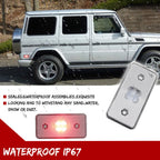 Clear Red Rear Side Marker Lights for Benz G-Class (2002–2014)