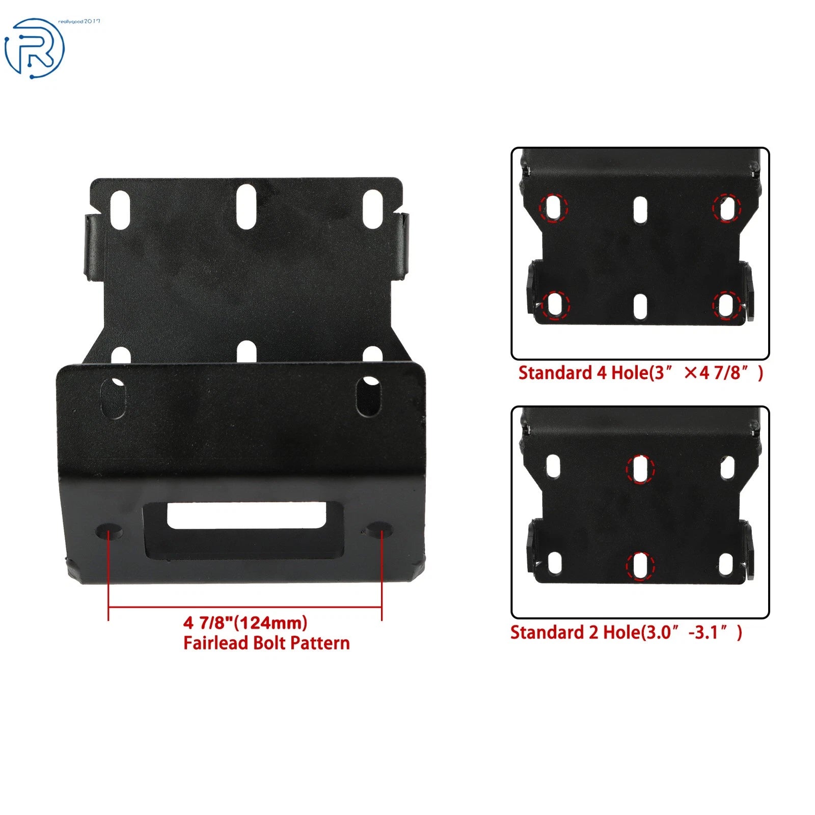 Front Winch Mounting Plate for Honda Rancher Foreman Rubicon (2000-2023)