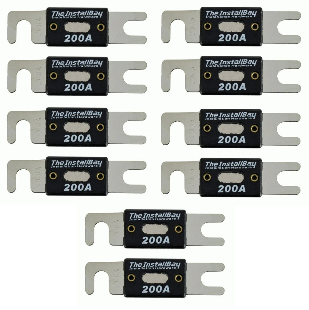 ANL Fuses 200 Amp Nickel Plated High Quality for Install Bay (200 Amp)