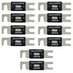 ANL Fuses 200 Amp Nickel Plated High Quality for Install Bay (200 Amp)