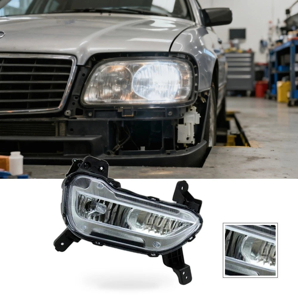 Front Bumper Fog Light DRL Driver Left for Hyundai Grand H1 (2019–2020)