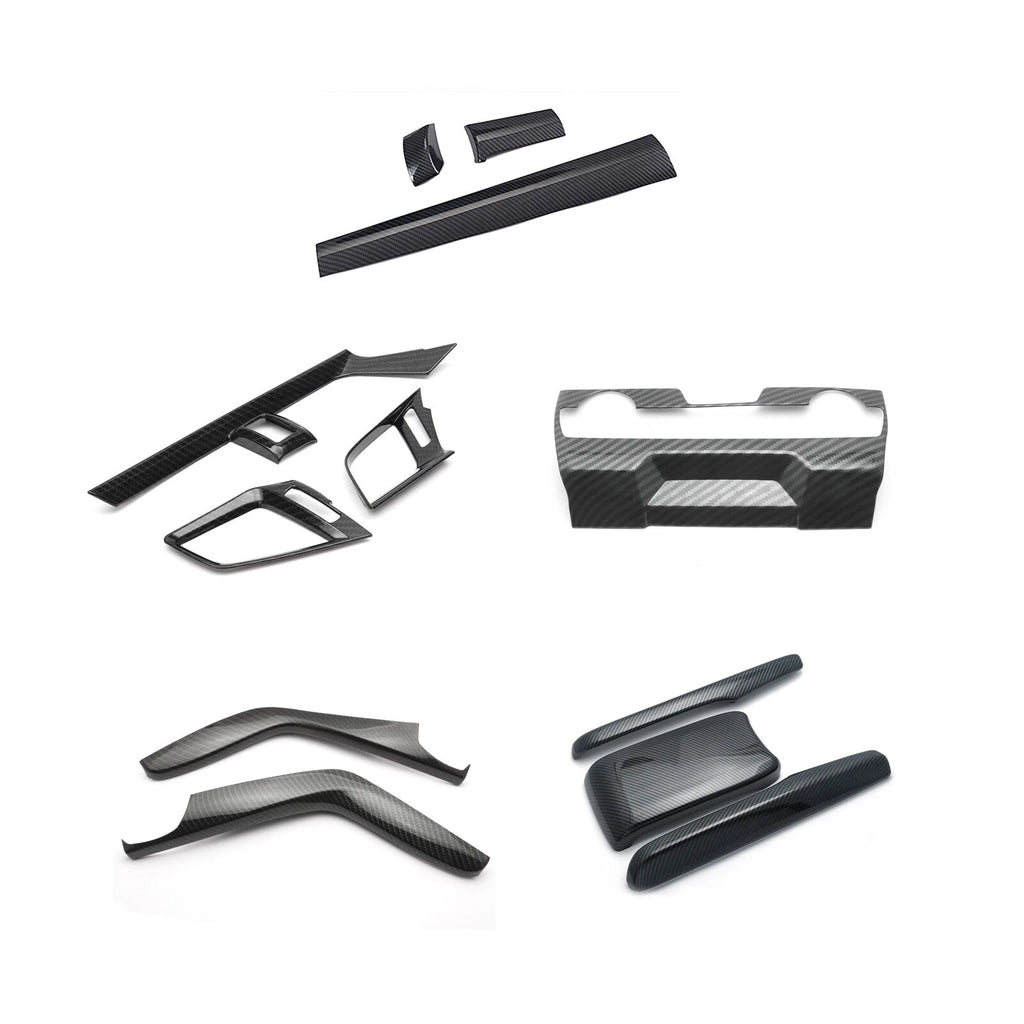 Carbon Fiber Center Console Panel Decor Trim for Honda Civic (2016-2021)