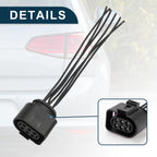 Rear Light Wiring Harness Plug for Audi TT Mk 2 (2006–2012) No. 1J0973733 Black