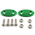 2pcs Rearview Mirror Block Off Base Plates for BMW S1000RR (2009–2018) Green