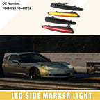 2X Front Rear LED Side Marker Light for Chevy (10440721, 718844746205)