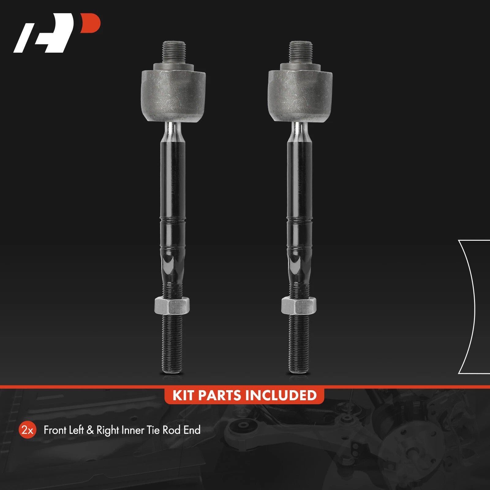2X Inner Tie Rod End for Mercedes-Benz ML63 AMG ML550 (2006–2015)
