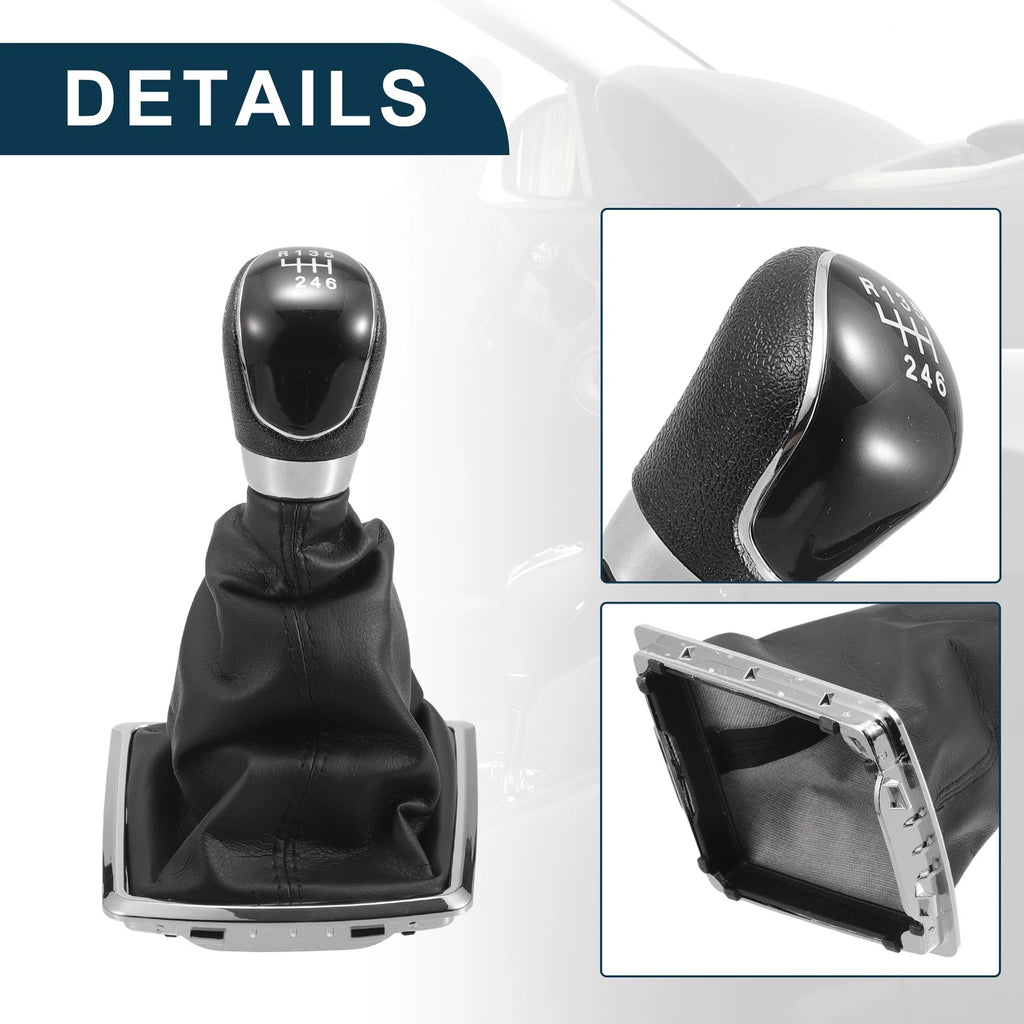 6 Speed Manual Gear Shift Knob with Cover for Ford Focus MK2 (2005–2012)