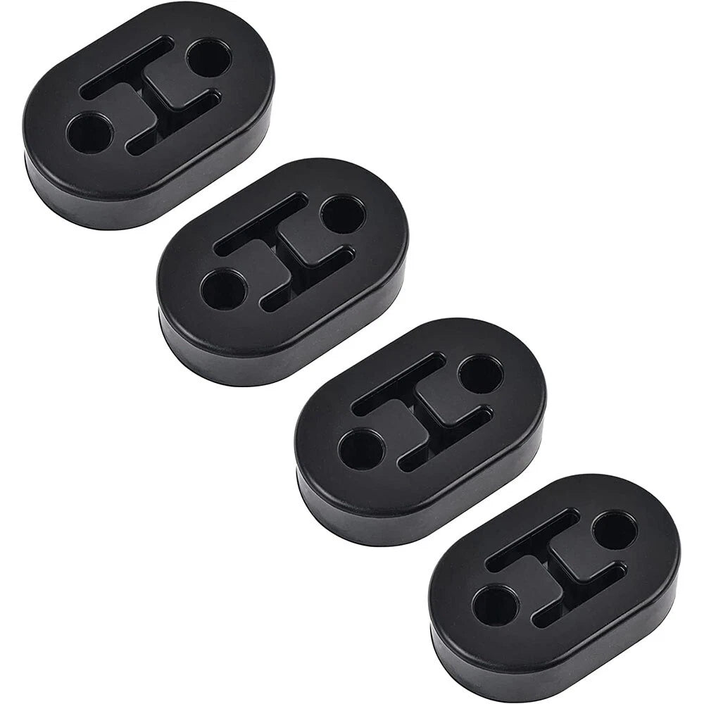 Set of 4 Rubber Exhaust Tail Pipe Mount Bracket Hanger Bushing Insulator
