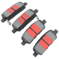 Rear Disc Brake Pads for Dualis J10 Wagon 2007~2016 ST Ti 2 4x4 Left+Right Set