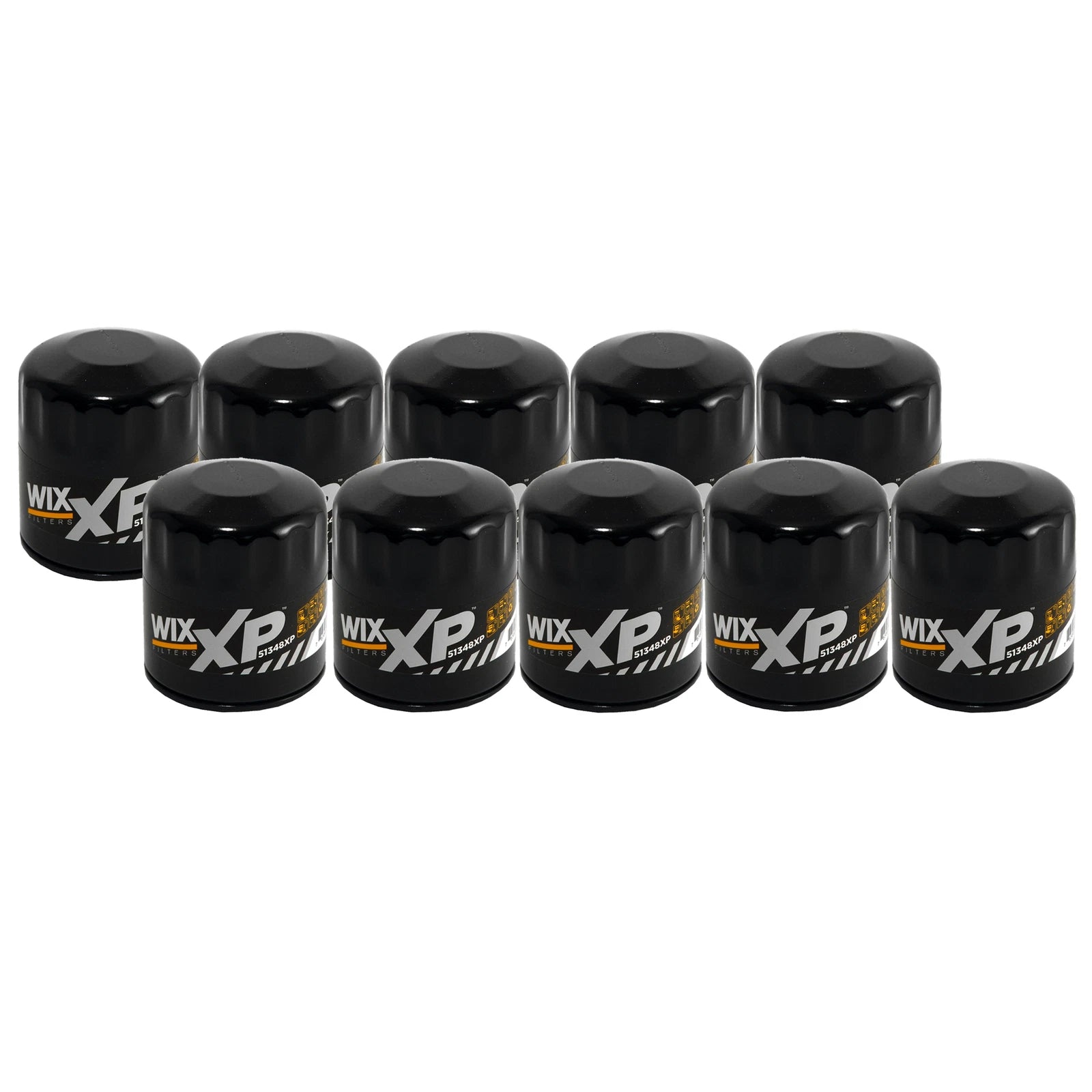 Set of 10 Wix 51348XP Engine Oil Filters for Heavy Duty Applications