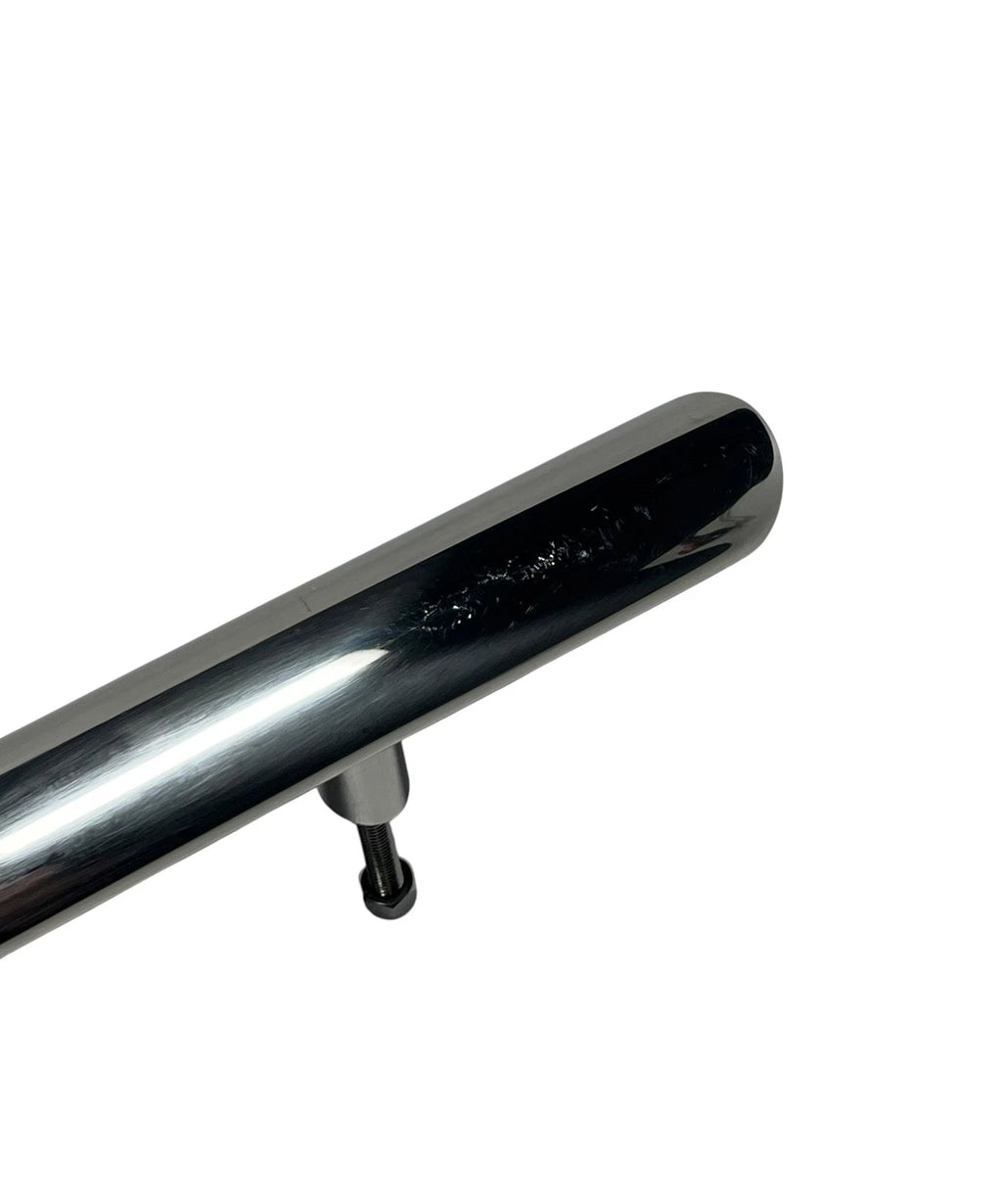Grab Handle for Marine Boat (17 1/2in Rail Length, Stud Mount, Stainless Steel)