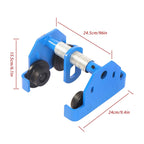 Dual Wheels Alloy Steel Trolley for Adjustable Applications (65-190mm)