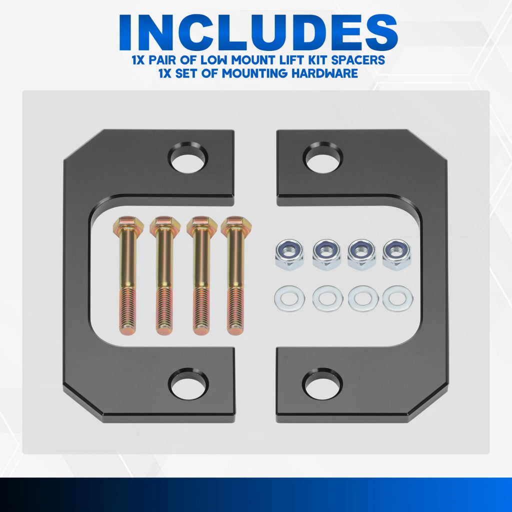 1/2" Leveling Front Low Mount Lift Kit Spacer for Silverado Sierra 1500 (2007–2022)