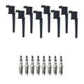 Set of 8 Ignition Coils & NGK Ruthenium Spark Plugs for Mustang V8