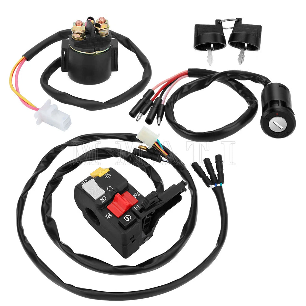 Handlebar Ignition Key Switch w/Relay for Honda FourTrax 300 TRX300 FW (1996–2000)