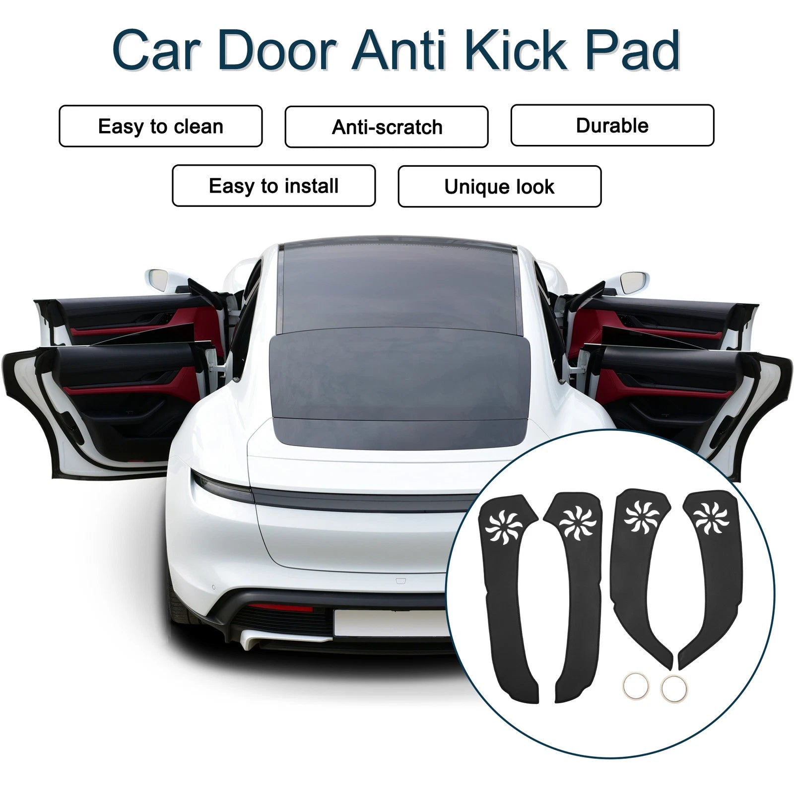 Set of 1 Car Door Anti Kick Pad Sticker Protector for Buick Excelle (2007)