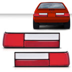 Set of 2 Tail Light Lenses for Ford Mustang (1987–1993)