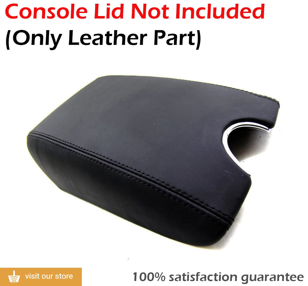 Center Console Armrest Cover for Infiniti G37 (2010–2014) - Black Leather