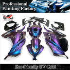 Fairing Kit + Tank Cover for Kawasaki Ninja 300 (2013–2017) Chameleon Blue Purple