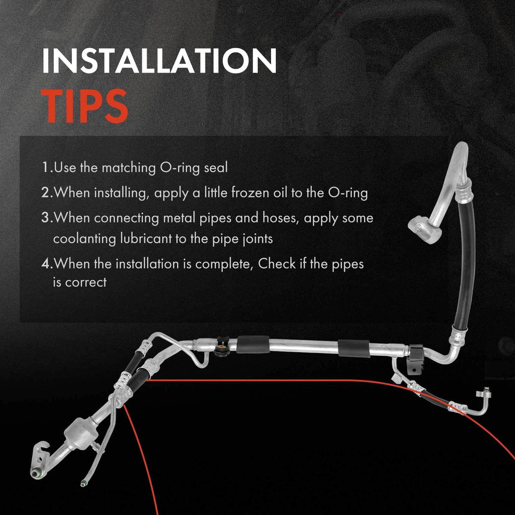 A/C Suction & Liquid Line Hose Assembly for Kia Soul (2014-2016)