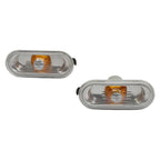 Clear Front Fender Side Marker Indicator Lights for Seat Altea (2004–2015)