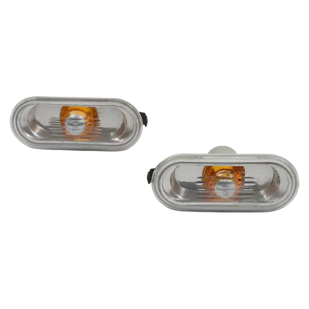 Clear Front Fender Side Marker Indicator Lights for Seat Altea (2004–2015)