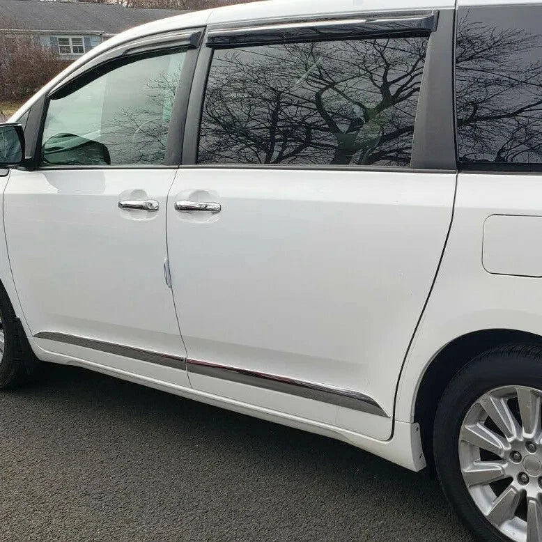 Chrome Door Body Side Molding Trim for Toyota Sienna (2011-2020)