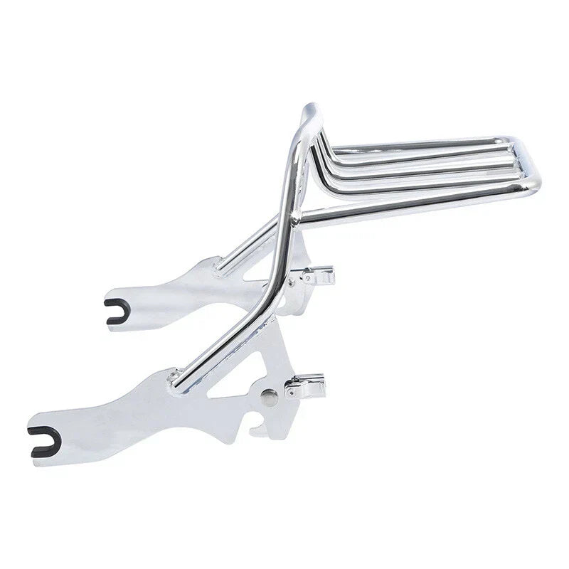 Chrome Luggage Mount Rack for Harley Softail FXFB FXFBS (2018-2024)