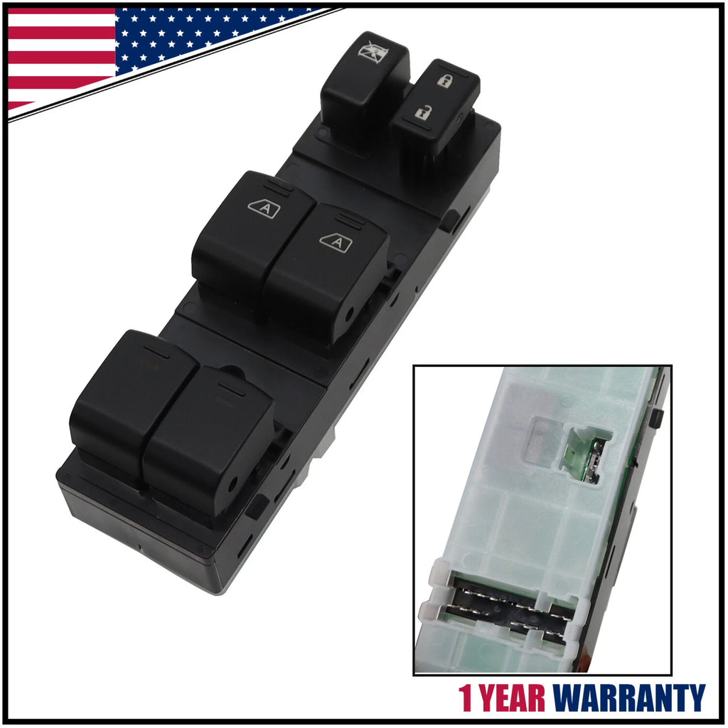 Main Power Window Master Switch for Infiniti FX35 FX37 FX50 QX70 (2003–2017) 25401-1CA6A