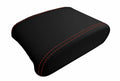Leather Console Lid Armrest Cover for Land Rover Evoque (2012–2017) Red Stitch